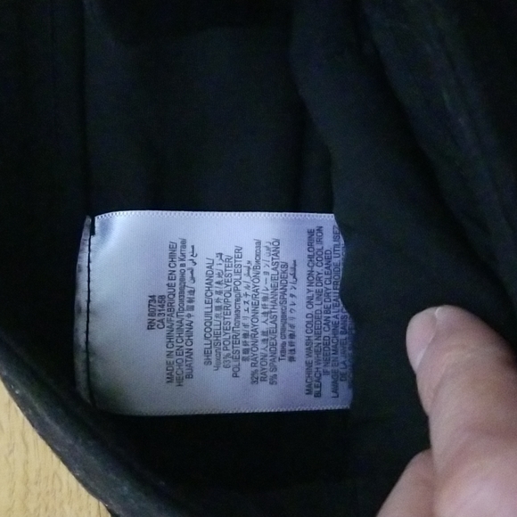 BCBG MaxAzria Black High waisted Relaxed Fit Dress pants zipper pockets - Picture 4 of 6